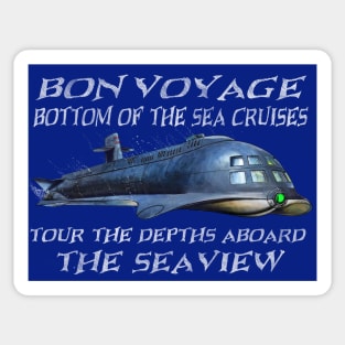 Bon Voyage Bottom of the Sea Cruises Sticker